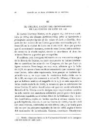 El original latino del ordenamiento de las Cortes de León en 1188 / Jerónimo Bécker | Biblioteca Virtual Miguel de Cervantes