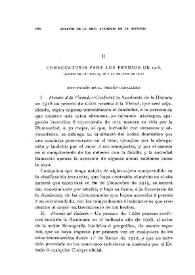 Convocatoria para los premios de 1916 (Gaceta de los días 25, 26 y 27 de junio de 1915) | Biblioteca Virtual Miguel de Cervantes