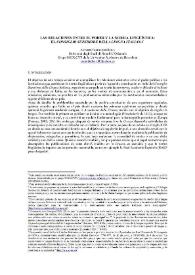 Las relaciones entre el poder y la norma lingüística : el Consiglio Superiore della Lingua Italiana / Antoni Nomdedeu Rull | Biblioteca Virtual Miguel de Cervantes