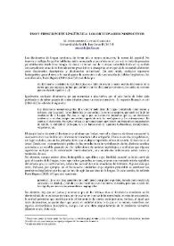 Uso y prescripción lingüística: los diccionarios normativos / M. Auxiliadora Castillo Carballo | Biblioteca Virtual Miguel de Cervantes
