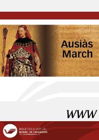 Ausiàs March / dirigida per Rafael Alemany | Biblioteca Virtual Miguel de Cervantes