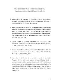 Tratados Medievales de Retórica y Poética | Biblioteca Virtual Miguel de Cervantes