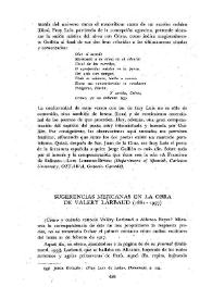 Sugerencias mejicanas en la obra de Valery Larbaud (1881-1957) / Mathilde Pomès | Biblioteca Virtual Miguel de Cervantes