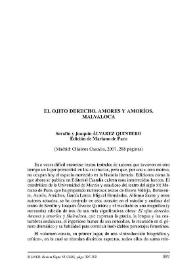 "El ojito derecho". "Amores y Amoríos"."Malvaloca" ; edición de Mariano de Paco. Madrid: Clásicos Castalia, 2007, 288 páginas / Susana M.ª Teruel Martínez | Biblioteca Virtual Miguel de Cervantes