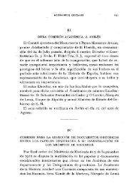 Comisión para la selección de documentos históricos entre los papeles destinados a su investigación en los archivos de Hacienda | Biblioteca Virtual Miguel de Cervantes