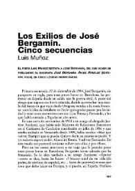 Los exilios de José Bergamín. Cinco secuencias / Luis Muñoz | Biblioteca Virtual Miguel de Cervantes