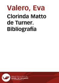Clorinda Matto de Turner. Bibliografía | Biblioteca Virtual Miguel de Cervantes