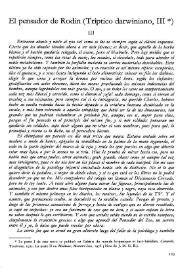 El pensador de Rodin (Tríptico darwiniano, III) / Armonía Somers | Biblioteca Virtual Miguel de Cervantes
