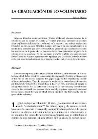 La graduación de lo voluntario / Mark Platts | Biblioteca Virtual Miguel de Cervantes