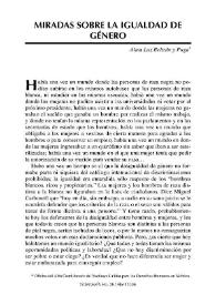 Miradas sobre la igualdad de género / Alma Luz Beltrán y Puga | Biblioteca Virtual Miguel de Cervantes