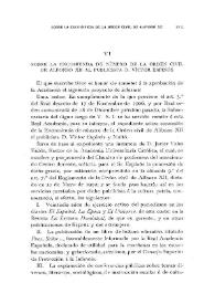Sobre la encomienda de número de la Orden Civil de Alfonso XII al publicista D. Víctor Espinós / Jerónimo Bécker | Biblioteca Virtual Miguel de Cervantes