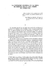 La intención política en la obra de Borges: hacia una visión de conjunto / Julio Rodríguez Luis | Biblioteca Virtual Miguel de Cervantes