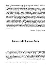 Pintores de Buenos Aires / María Luisa Gómez de las Heras | Biblioteca Virtual Miguel de Cervantes