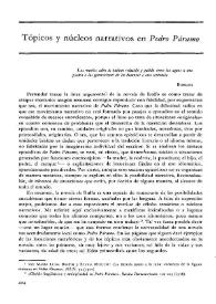 Tópicos y núcleos narrativos en "Pedro Páramo" / María Luisa Bastos | Biblioteca Virtual Miguel de Cervantes