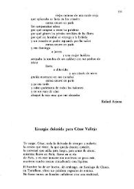 Liturgia dolorida para César Vallejo / Valentín Arteaga | Biblioteca Virtual Miguel de Cervantes