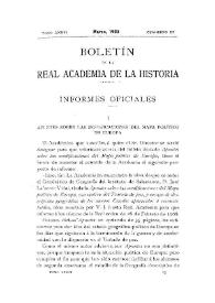 Apuntes sobre las modificaciones del mapa político de Europa / Ricardo Beltrán y Rózpide | Biblioteca Virtual Miguel de Cervantes