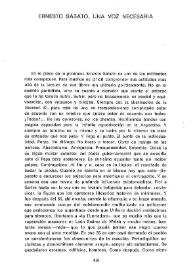 Ernesto Sábato, una voz necesaria / Enrique Medina | Biblioteca Virtual Miguel de Cervantes