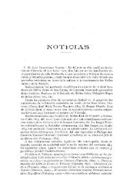 Noticias. Boletín de la Real Academia de la Historia. Tomo 77 (diciembre 1920). Cuaderno VI | Biblioteca Virtual Miguel de Cervantes