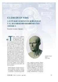 Clásicos en vida : las publicaciones de Jorge Juan y el reformismo borbónico en América / Manuel Lucena Giraldo | Biblioteca Virtual Miguel de Cervantes
