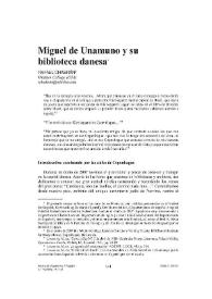 Miguel de Unamuno y su biblioteca danesa | Biblioteca Virtual Miguel de Cervantes
