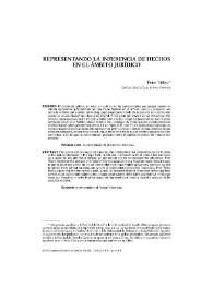 Representando la inferencia de hechos en el ámbito jurídico | Biblioteca Virtual Miguel de Cervantes