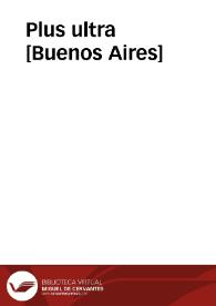 Plus ultra [Buenos Aires] | Biblioteca Virtual Miguel de Cervantes