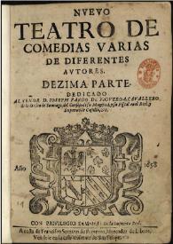 Nueuo teatro de comedias varias de diferentes autores : dezima parte ... | Biblioteca Virtual Miguel de Cervantes