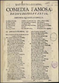 La fuerza lastimosa:  comedia famosa / de Lope de Vega Carpio | Biblioteca Virtual Miguel de Cervantes