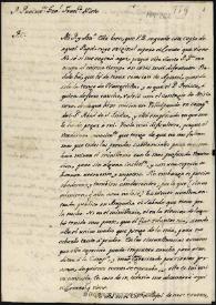 Carta del Padre José Francisco de Isla a Francisco Nieto de la Compañía de Jesús, procurador general de la provincia de Castilla. Villagarcía, 17 de marzo de 1759 | Biblioteca Virtual Miguel de Cervantes