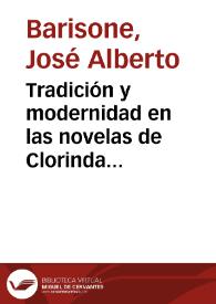 Tradición y modernidad en las novelas de Clorinda Matto de Turner / José Alberto Barisone | Biblioteca Virtual Miguel de Cervantes