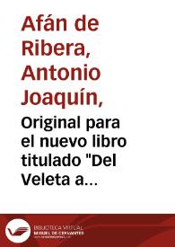 Original para el nuevo libro titulado "Del Veleta a Sierra Elvira" | Biblioteca Virtual Miguel de Cervantes
