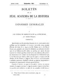 Las costas de Marruecos en la Antigüedad (Conclusión) [II] / por Antonio Blázquez | Biblioteca Virtual Miguel de Cervantes