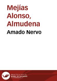 Amado Nervo | Biblioteca Virtual Miguel de Cervantes