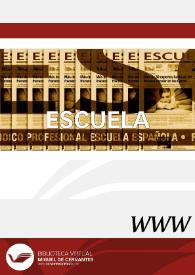 Escuela / directora Carmen Navarro | Biblioteca Virtual Miguel de Cervantes