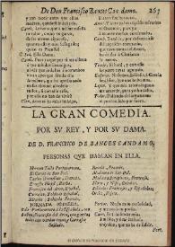Por su rey, y por su dama / de D. Francisco de Bances Candamo | Biblioteca Virtual Miguel de Cervantes