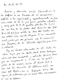 Carta de Ramón Pérez de Ayala a Manuel Gálvez. Buenos Aires, 4 de diciembre de 1953 | Biblioteca Virtual Miguel de Cervantes