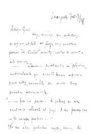 Fernández Moreno, Baldomero. Julio de 1918 | Biblioteca Virtual Miguel de Cervantes