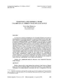Territorio, urbanismo y crisis. Una mirada al Medio Vinalopó (Alicante) / Xavier Amat Montesinos | Biblioteca Virtual Miguel de Cervantes