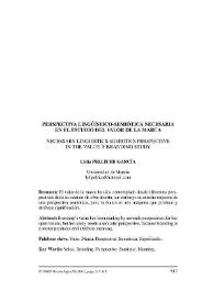 Perspectiva lingüística-semiótica necesaria en el valor de la marca = Necessary linguistics-semiotics perspective in the value´s branding study / Lidia Pellicer García | Biblioteca Virtual Miguel de Cervantes