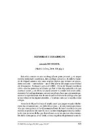 Amando de Miguel. "Memorias y desahogos". (Madrid: Infova, 2010) / Francisco Abad | Biblioteca Virtual Miguel de Cervantes