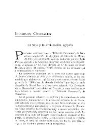 El Nilo y la civilización egipcia / José Ramón Mélida | Biblioteca Virtual Miguel de Cervantes