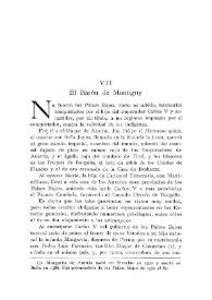 El Barón de Montigny / Fidel Pérez Mínguez | Biblioteca Virtual Miguel de Cervantes