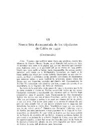 Nueva lista documentada de los tripulantes de Colón en 1492 [8] / Alicia B. Gould y Quincy | Biblioteca Virtual Miguel de Cervantes