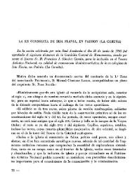 La ex colegiata de Iria Flavia , en Padrón (La Coruña) / Francisco J. Sánchez Cantón | Biblioteca Virtual Miguel de Cervantes