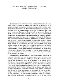 El ángulo del narrador o un tal Julio Cortázar / Cristina Peri Rossi | Biblioteca Virtual Miguel de Cervantes