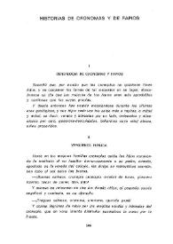 Historias de cronomas y de fapios / Letizia Arbeteta Mira | Biblioteca Virtual Miguel de Cervantes