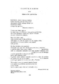 Centenario / por Fernando Quiñones | Biblioteca Virtual Miguel de Cervantes