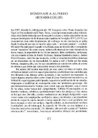 Homenaje a Alfredo Hermenegildo | Biblioteca Virtual Miguel de Cervantes