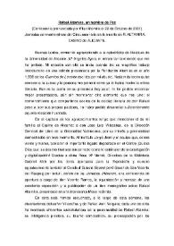 Rafael Altamira, un hombre de Paz / Pilar Altamira | Biblioteca Virtual Miguel de Cervantes