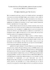 El viaje a América / por Pilar Altamira | Biblioteca Virtual Miguel de Cervantes